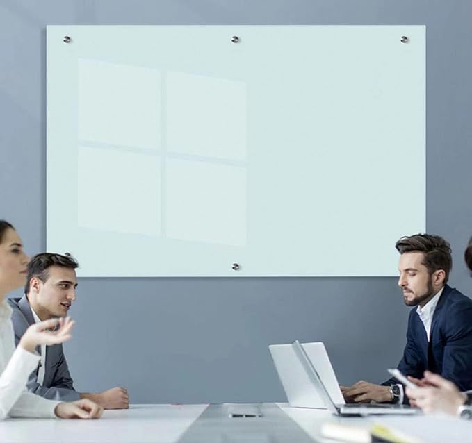 Magnetic Glass Writeboard 72"x48" Premium Tempered Dry Erase Boards Wall - Image 7