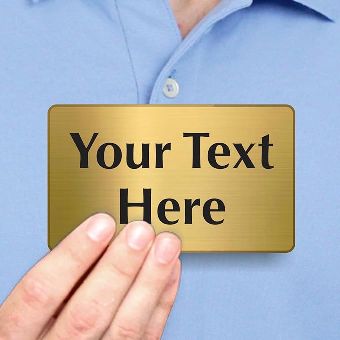 SmartSign Custom Brass Sign - Image 2