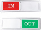 In or Out Door Sign, Sliding Status Indicator by AMAZINGSUN
