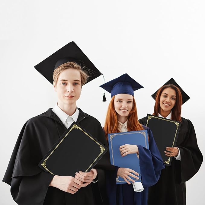 15 Pcs Certificate Holders 8.5 x 11 Additional 15 Pcs Plastic Film, Diploma - Image 4