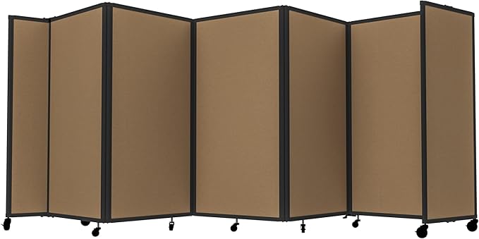 Versare Room Divider 360 Portable Wall Partition | Folding Panels | Large by VERSARE