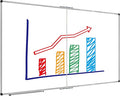 XBoard Magnetic Whiteboard 72 x 48 Inch | Giant Foldable Dry Erase White Board by XBoard
