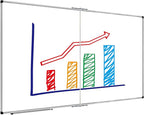 XBoard Magnetic Whiteboard 72 x 48 Inch | Giant Foldable Dry Erase White Board by XBoard
