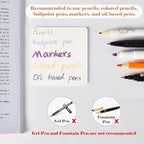 BAYTORY 700 Sheets Pastel Transparent Sticky Notes, Self-Adhesive Translucent - Image 4