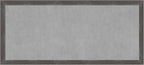 Amanti Art Grey Framed Magnetic Board 23x51 Oversize Vision Board by AmantiArt