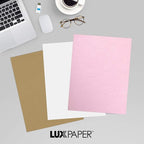 LUXPaper 8.5" x 11" Paper | Letter Size | Rose Quartz Metallic | 80lb. Text | - Image 9