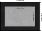 Amanti Art Black Framed Magnetic Board 17x23 Small Vision Board - Image 2