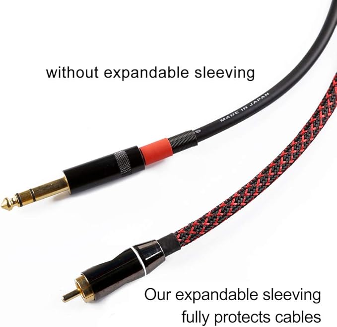 100ft - 1 inch PET Expandable Braided Sleeving – BlackRed – Alex Tech Braided - Image 2