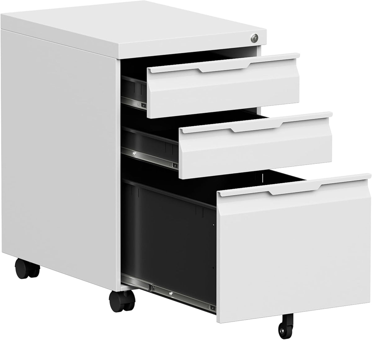 Bestoo 3-Drawer Mobile File Cabinet