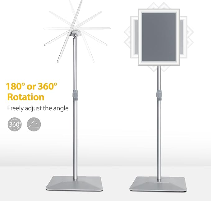 VAIIGO 8.5"x11" Pedestal Poster Sign Stand - Image 5