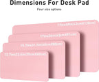 Aothia Leather Desk Pad Protector, Mouse Pad, Office Desk Mat, Non-Slip PU - Image 8