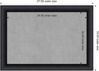 Amanti Art Black Framed Magnetic Board 19x27 Medium Vision Board - Image 3