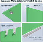 MaxGear Glass Whiteboard, Tempered Magnetic Dry Erase Board Green, Frameless - Image 2
