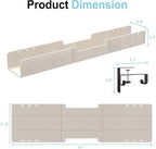 ERGO COLLECT Under Desk Cable Management Tray, No-Drill Upgraded Thickened Felt - Image 7