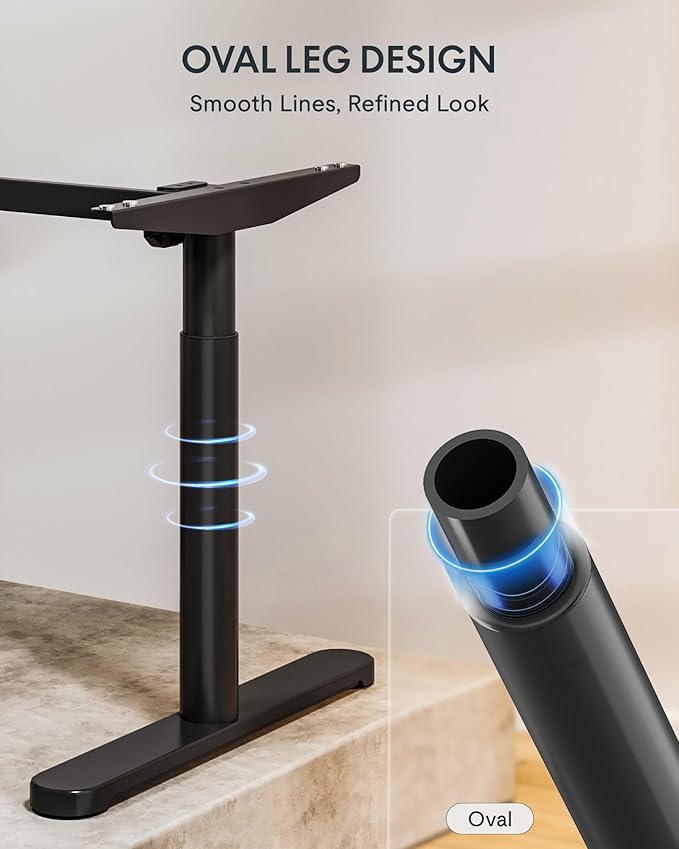 FLEXISPOT Solid Rubberwood Electric Standing Desk - Image 4