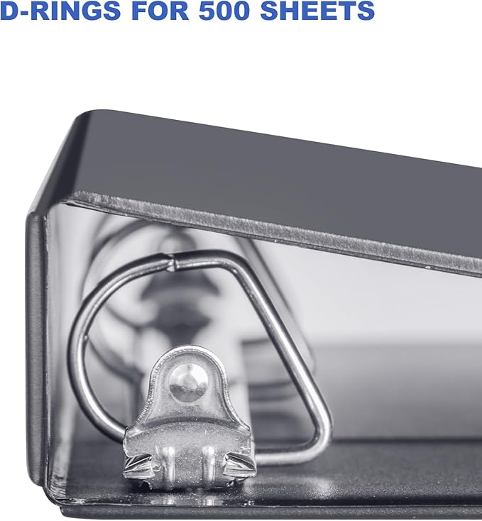 3 Ring Binder 2 Inch, ViVin Sturdy 2"-Slant D Ring Binder - Image 2
