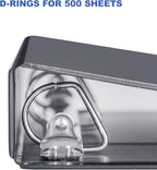 3 Ring Binder 2 Inch, ViVin Sturdy 2"-Slant D Ring Binder - Image 2