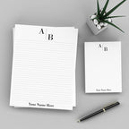 PrintPPS Personalized Monogram Notepads by PrintPPS