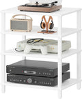LELELINKY 4-Tier AV Media Player Stand, Stereo Stand, Modern Audio Shelf by LELELINKY