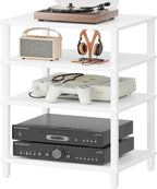 LELELINKY 4-Tier AV Media Player Stand, Stereo Stand, Modern Audio Shelf by LELELINKY