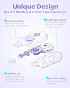 Four Candies White Correction Tape, 39.4 Feet, 4 Pack Easy to Use Applicator - Image 4
