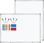 H-Qprobd 3' x 2' Whiteboard Dry Erase White Board by H-Qprobd