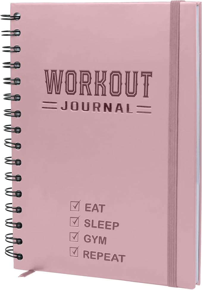 Nextnoid Hardcover Workout Planner Fitness Journal by Nextnoid