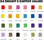Coogert 24 Paint Pens for Rock, Dual Tip Acrylic Paint Markers - Image 5