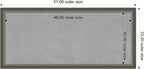 Amanti Art Silver Framed Magnetic Board 23x51 Oversize Vision Board - Image 4