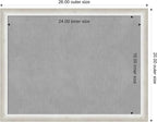 Amanti Art Silver Framed Magnetic Board 20x26 Medium Vision Board - Image 4