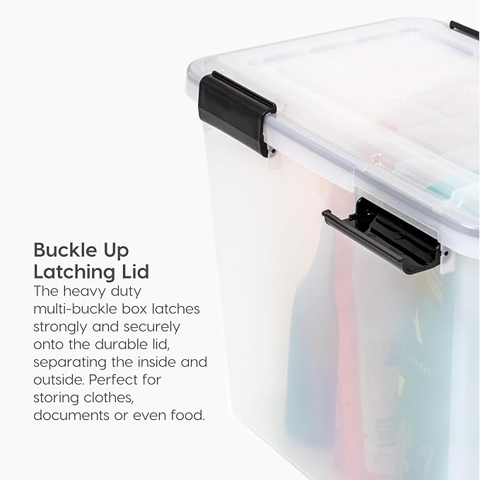 IRIS USA WeatherPro 19 Qt Storage Bins - Image 4