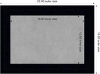 Amanti Art Black Framed Magnetic Board 16x22 Small Vision Board - Image 3