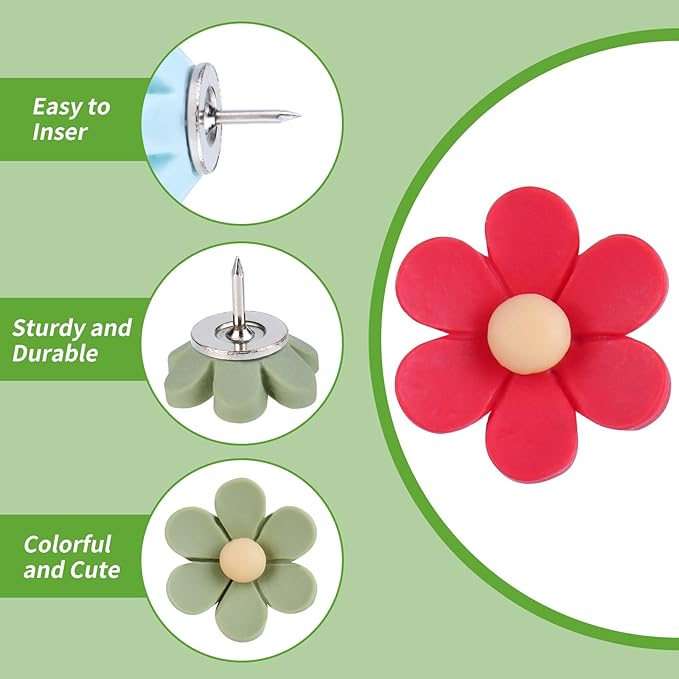 30pcs Flower Push Pins - Image 5