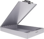 Saunders Metal Clipboard with Storage, Letter Size Paper Organizer, Steel Clip - Image 7