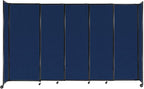 Versare Straightwall Sliding Portable Wall Partition | Freestanding Office by VERSARE