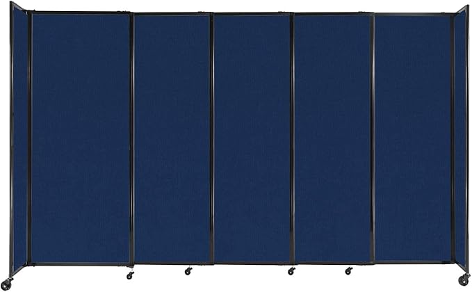 Versare Straightwall Sliding Portable Wall Partition | Freestanding Office by VERSARE
