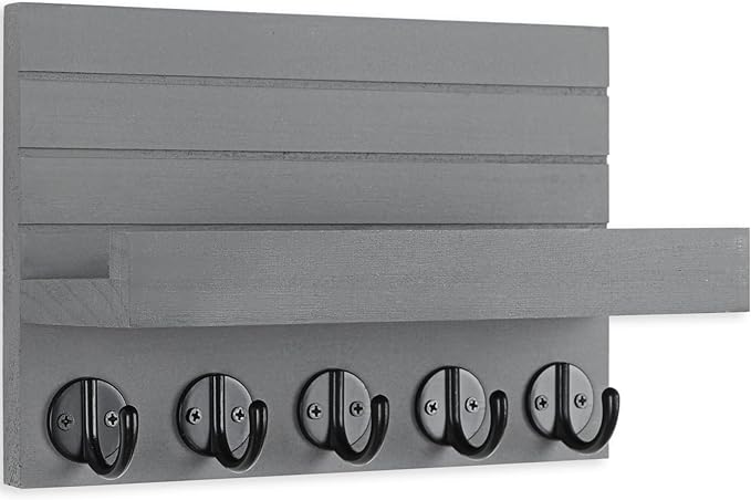Lwenki Key Holder for Wall, Decorative Key and Mail Holder - Image 2