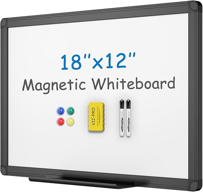 VIZ-PRO Magnetic Whiteboard/Dry Erase Board by VIZ-PRO