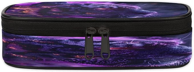 Pardick Tiger Animal Pencil Case，Big Capacity Pencil Pouch Coin Pouch - Image 3