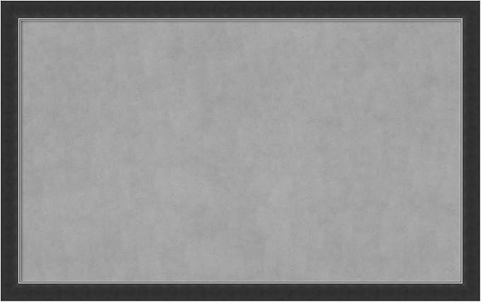 Amanti Art Black Framed Magnetic Board 27x43 Large Vision Board by AmantiArt