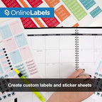 Sticker Paper, 500 Sheets, 8.5" x 11" Full Sheet Label, Works - Image 6
