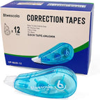 Btwescola Correction Tape, 19.7Feet 12-Count Pack Correction Tape - Image 7