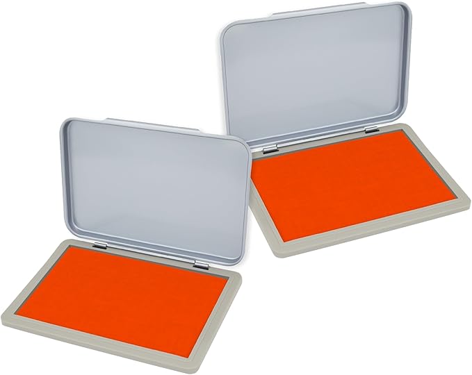 2 Pack Metal Case Stamp Pad Medium Size by ZIGEL