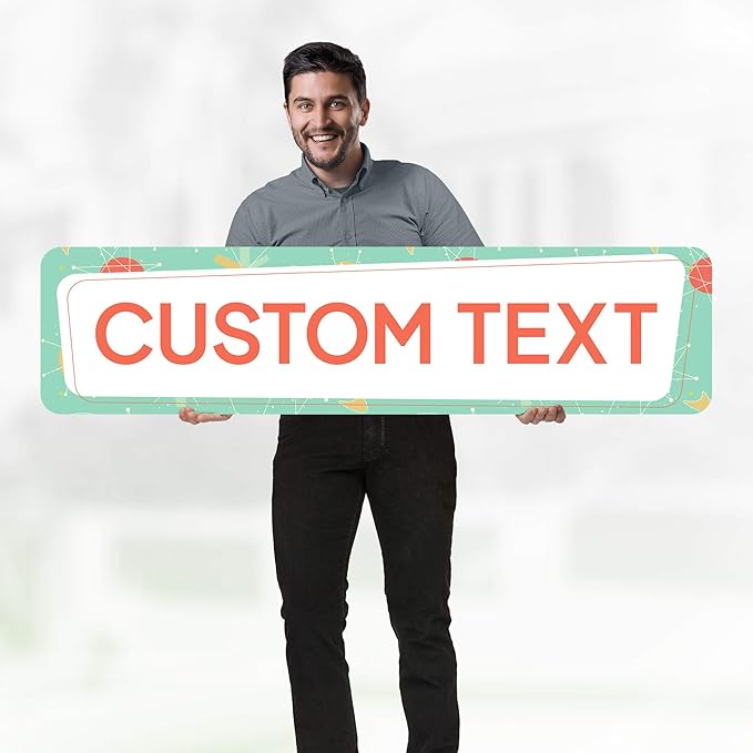 Custom Sign, Custom Street Sign, 11 Font Colors, 13 Font Styles, 4 Hole Options - Image 2