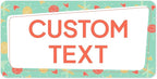 Custom Sign, Custom Street Sign, 11 Font Colors, 13 Font Styles, 4 Hole Options by MySignCenter