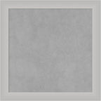 Amanti Art Silver Framed Magnetic Board 19x19 Small Vision Board by AmantiArt