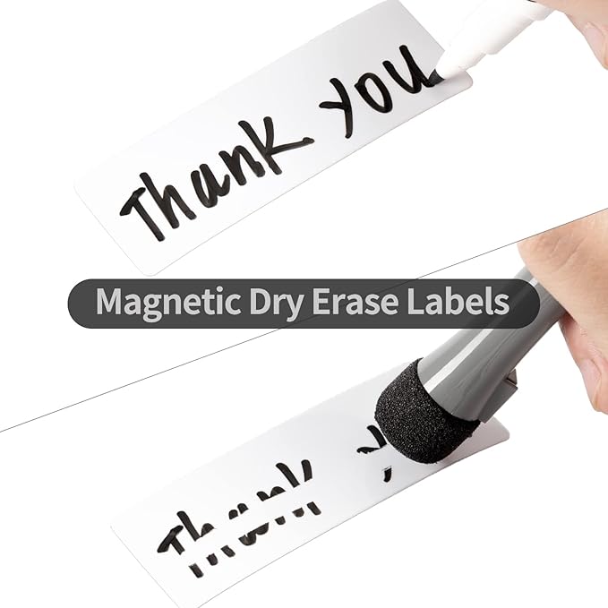 OQUYDEA 40-Pack Dry Erase Magnetic Labels - Image 3