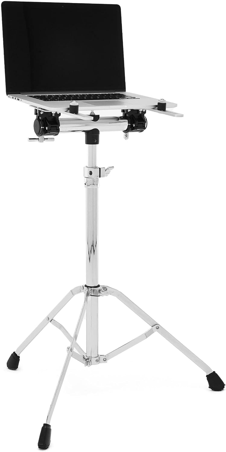 Electronic Drum Mount Station Adjustable Laptop & Audio Mixer Stand (GEMS)