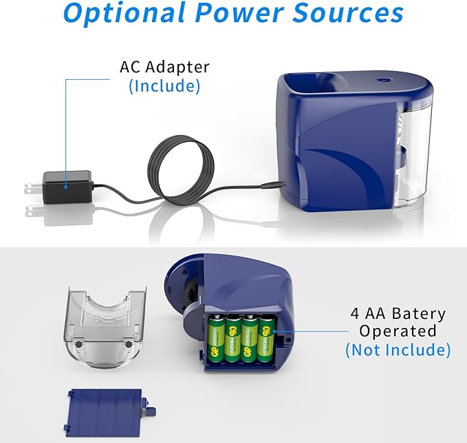 Electric Pencil Sharpener Heavy-Duty Helical Blade Sharpener - Image 3