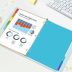 SUNEE 8 Tab Binder Dividers, Plastic Dividers - Image 8